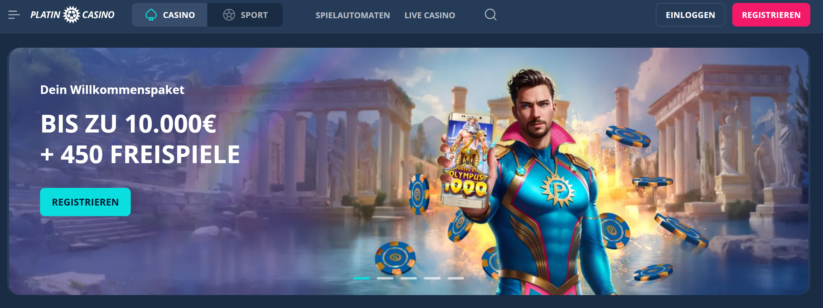 Platincasino Screenshot