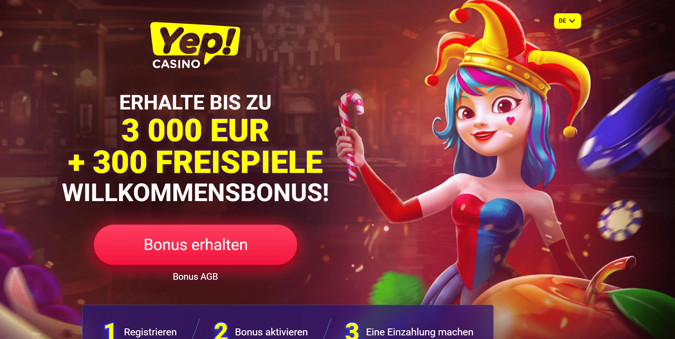 YEP! Casino Screenshot