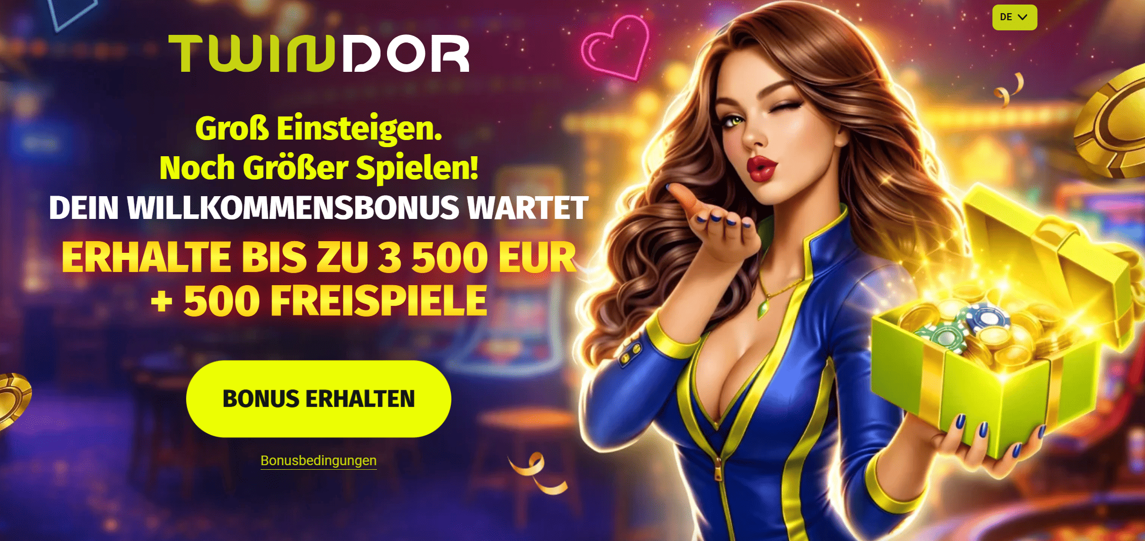 Twindor Casino Willkommensbonus